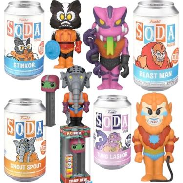 Imagem de Horde Motu Soda Figure Masters of The Universe in Tin Can Beast Man Figure + Trap Jaw Pop! Head + Tung Lashor & Stinkor Cartoon Retro Snout Spout 5