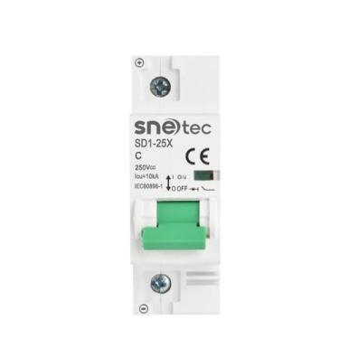 Imagem de Disjuntor Snetec 1P DC 80A 100A 125A 250V Solar / Bateria / Som, 125A