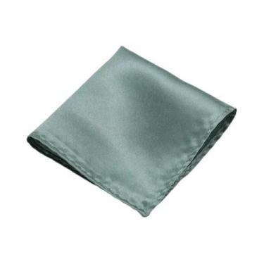 Imagem de Lenço de Bolso Masculino Vintage - Quadrado, Sólido e para Padrinhos d