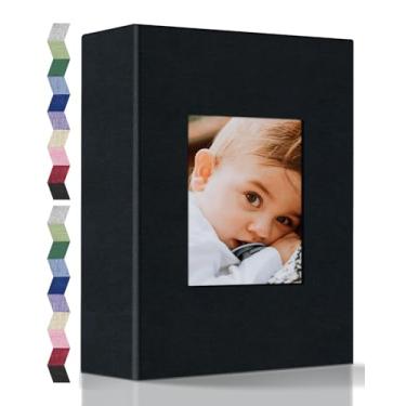 Imagem de popotop Álbum De Fotos 4X6 - 200 Álbuns Com Bolsos Horizontais, Capa Linho Para Família, Casamento, Aniversário, Férias Bebê