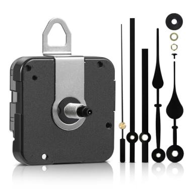 Imagem de Movimento de relógio de eixo longo para mecanismo de relógio de quartzo de parede, kit de substituição com 2 pares de ponteiros, peças de reparo faça você mesmo, motor de substituição, comprimento do