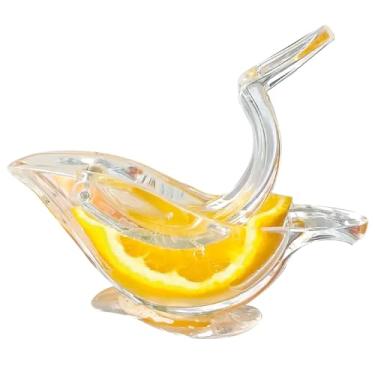 Imagem de Espremedor de Limão em Plástico Transparente, 12x5cm