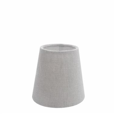 Imagem de Cúpula em Tecido Cone Abajur Luminária Cp-2004 14/08x13cm Rustico Cinza