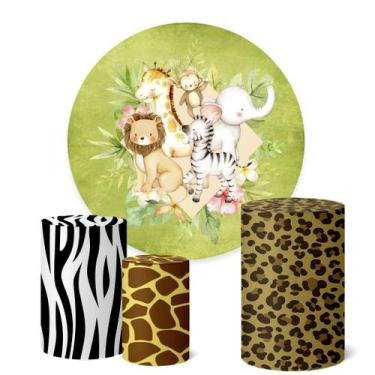 Imagem de Trio Capas Cilindro + Painel 1,50m Safari - Fadrix, K1SAF014