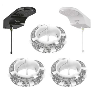 Imagem de Kit Com 3 Resistências para chuveiro modelo Hydra Fit Eletronica Hydra 220v 6800w