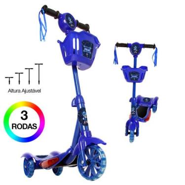 Imagem de Brinquedo Patinete Infantil  Sega Sonic 3 Rodas Luz E Som. - Toys 2U