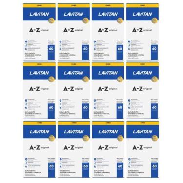 Imagem de Kit 12 Suplemento Lavitan A-Z Original 60 Comprimidos Cimed