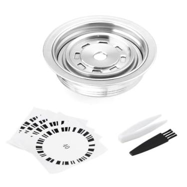 Imagem de Adaptador de cápsula de café de aço inoxidável com adesivos de pinça de 40 ml, adequado para Vertuolline GCA1