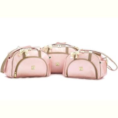 Imagem de Kit Conjunto Bolsas Maternidade Bebe Menina Menino Enxoval