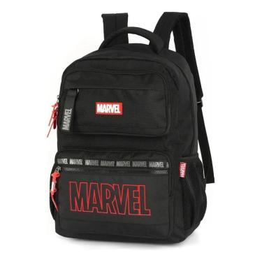 Imagem de Mochila De Costas Porta Notebook Preta Avengers Marvel