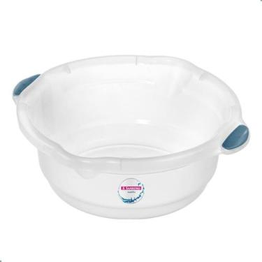 Imagem de Bacia Plastica Para Limpeza e Uso Geral Hydrus 8,6L Sanremo, Transpare