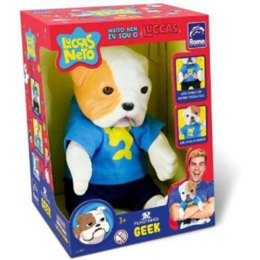 Imagem de Pet Luccas Neto Cachorro Geek Abre E Fecha Os Olhos- Roma - Roma Brinq