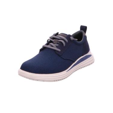 Imagem de Skechers Tênis masculino Proven Gladwin, Malha azul-marinho, 39