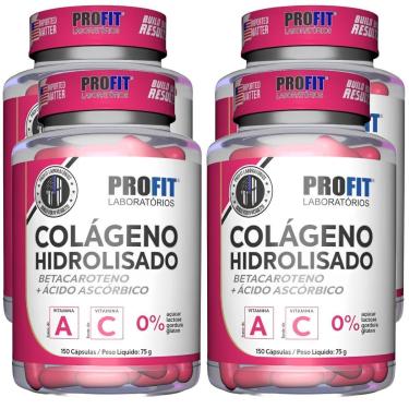 Imagem de 4X COLÁGENO HIDROLISADO 150 CÁPSULAS PROFIT-Unissex