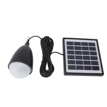 Imagem de Akozon Lâmpada Solar Portátil de LED para Uso Ao Ar Livre - Lâmpada de Energia Solar Recarregável para Acampamento, Caminhada e Iluminação da Tenda