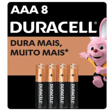 Imagem de Pilha Alcalina Aaa Duracell 8 Unidades