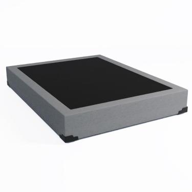 Imagem de Base para Cama Box Casal Joe Linho (36x138x188) Cinza