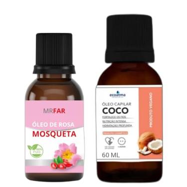 Imagem de Óleo Capilar de Coco 60ml + Rosa Mosqueta 30ml