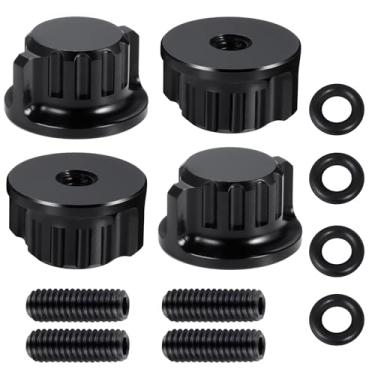 Imagem de QUE-T Aluminum Body Mount Thumbwasher Thumb Screws Nuts for 1:10 TRX Slash 2wd RC Car