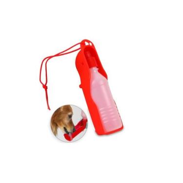 Imagem de Bebedouro Portátil Dobrável Passeio Cachorro Cão Pet - Javick, Verde