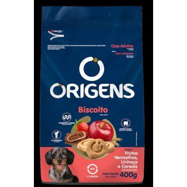 Imagem de Adimax Origens Biscoito Cães Adultos Porte Pequeno Frutas Vermelhas Linhaça E Cereais 400G