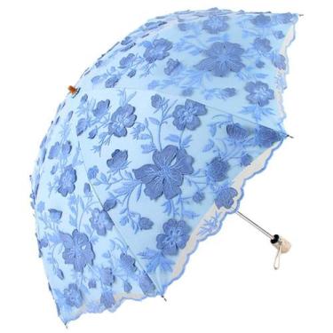Imagem de Guarda-sol UV Honeystore Vintage Lace Azul