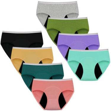 Imagem de Roupa íntima menstrual Geronmine Teen Girls Menstrual à Prova de Vazam