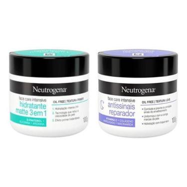 Imagem de Kit Hidratante Facial Neutrogena Face Care Matte + Noturno