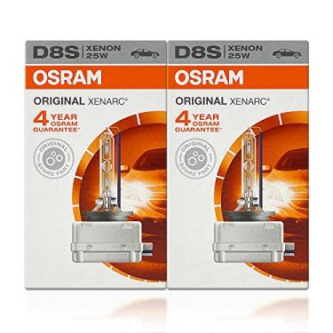 Imagem de 2x Lâmpada de Substituição de Farol D8S 25W OEM HID Xenon 4300K Branco P/N: 66548 NOVO