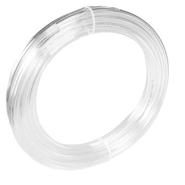 Imagem de MSAEIQUN Tubo pneumático 1/5.1 cm OD tubo de ar PU mangueira compressor de ar transparente tubo de mangueira de linha PU para tubo de ar ou transferência de fluido 10 metros 32,8 pés (1/2 x 32,8 pés)