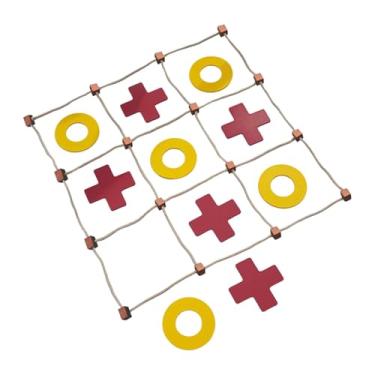 Imagem de simhoa Tac Toe Game Xo Toy Family Games Classic Leisure Intelligent Noughts e Cruzes Xo Chess Board Game for Indoor Outdoor