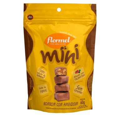 Imagem de Bombom Flormel Amendoim mini 60g