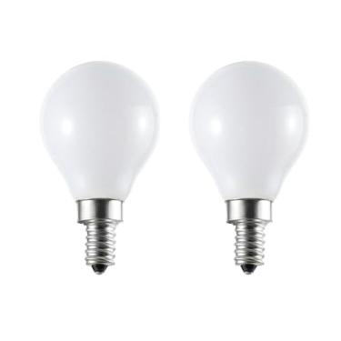 Imagem de Lâmpada LED G14 2,5 W (equivalente a 25 W) Base E12 120 V G45 Lâmpadas pequenas globo noturno para ventilador de teto, luminária de mesa, lâmpada de cabeceira, aparelhos de iluminação de lustre