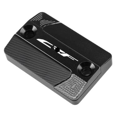 Imagem de Acessórios de motocicleta Tampa do cilindro mestre do reservatório de fluido de freio dianteiro compatível com CRF 250 300 /L 250M CRF250L (preto)