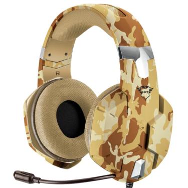 Imagem de Headset Gamer Trust GXT 322D Carus - com Controle de Volume - Conector P3 + Adaptador P2 - 22125