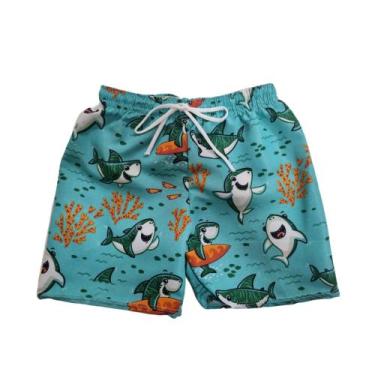 Imagem de Bermuda Infantil Menino - Estacoes da moda , Tubarao verde, 8
