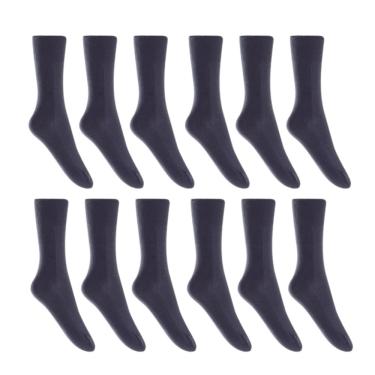 Imagem de Kit 12 Pares Meia Social Masculina - 38/44