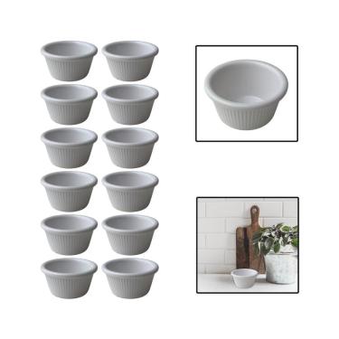 Imagem de Kit 12 Molheiras De Melamina Shoyu Molhos Ketchup 6,5Cm 50Ml