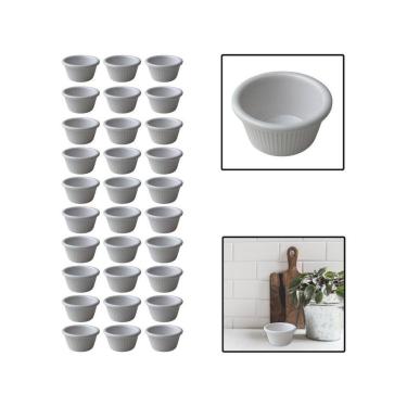 Imagem de Kit 30 Molheiras De Melamina Shoyu Molhos Ketchup 8 Cm 80Ml