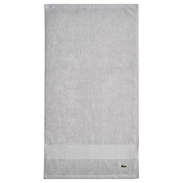 Imagem de Lacoste Toalha de mão Heritage 100% algodão Supima, microchip, 40,6 cm x 76,2 cm – Altamente absorvente e de secagem rápida, toalha de banho super macia premium, essencial para banheiro, presente para
