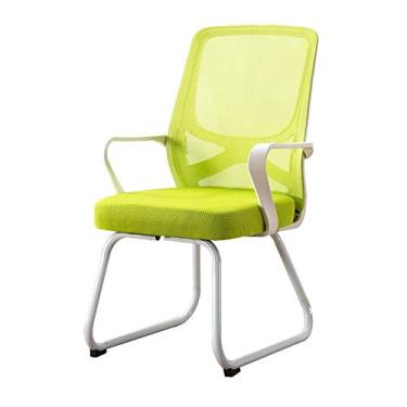 Imagem de Assento ergonômico de malha de escritório para computador executivo arco de computador reclinável com encosto alto mesa de tecido para escritório sala de reuniões