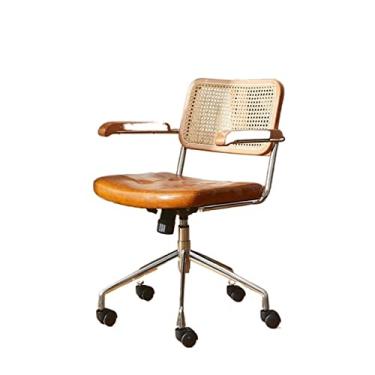 Imagem de CUTPOIY Cadeira de escritório cadeira de escritório cadeiras de escritório ergonômicas para computador, cadeiras giratórias, mesas e cadeiras de estudo de armazenamento confortáveis, corrimãos