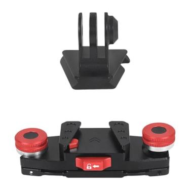 Imagem de KiBcsLic Grampo de liberação rápida para placa de montagem, rosca de 1/4 de polegada, tripé portátil à prova de ferrugem, acessórios DSLR, adaptador de, Set B