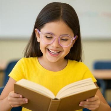 Imagem de Armação óculos grau infantil-criança flexível - gyro - ALÍKI, Lilás