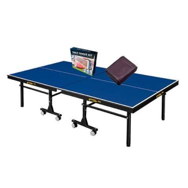 Imagem de MESA DE PING PONG MDF 25mm 1008 KLOPF + Kit Completo 5091 + Capa Fecha