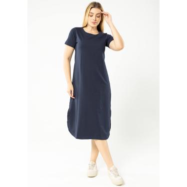 Imagem de Vestido Pau a Pique Básico Azul Marinho