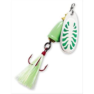 Imagem de Blue Fox Isca de pesca clássica Vibrx 05 Glow 7/16 g (verde brilhante, tamanho: 3,13)