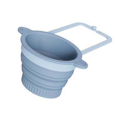 Imagem de Ｂｅｓｇａ Coletor de Resíduos de Alimentos, Resíduos de Alimentos, Escorredor de água para Pia Doméstica, Filtro de Drenagem de Pia, Filtro de Suspenso, Azul, Tamanho real