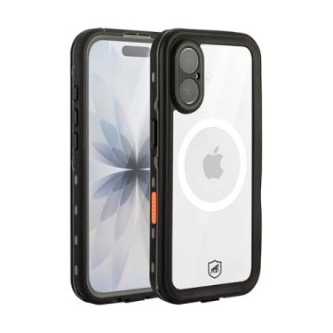 Imagem de Gshield Capa Case Capinha 360° à Prova d'água Compatível com Magsafe, Nautical (Transparente, iPhone 17)