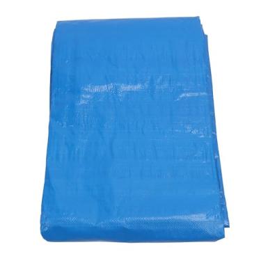 Imagem de Tarpa à Prova d'água, Lona Impermeável para Serviço Pesado 5 X 6m Resistente a UV, Ilhós de Metal, Uso Multiuso, Borda Reforçada para Fixação Segura, Lona